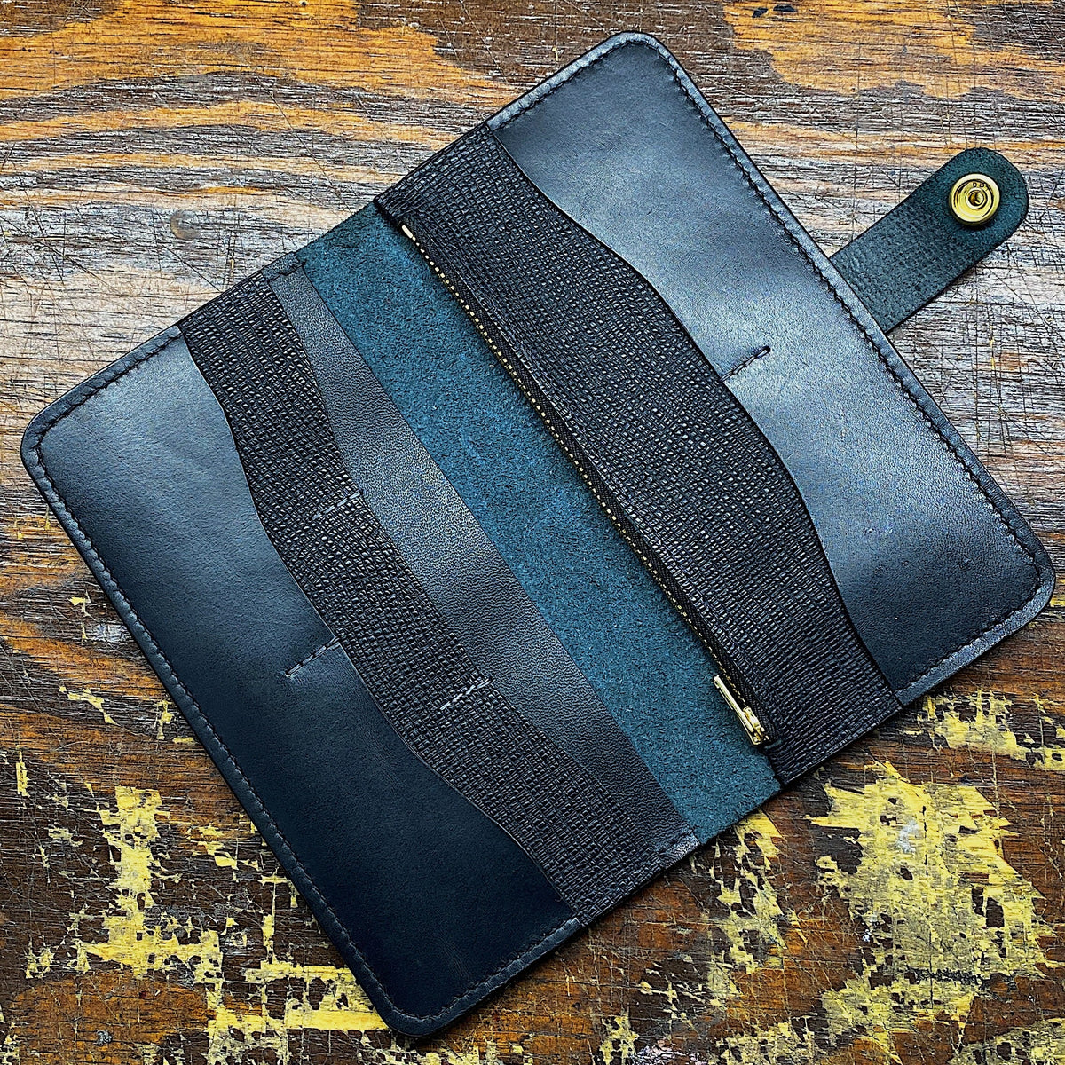 Leather Long Wallet