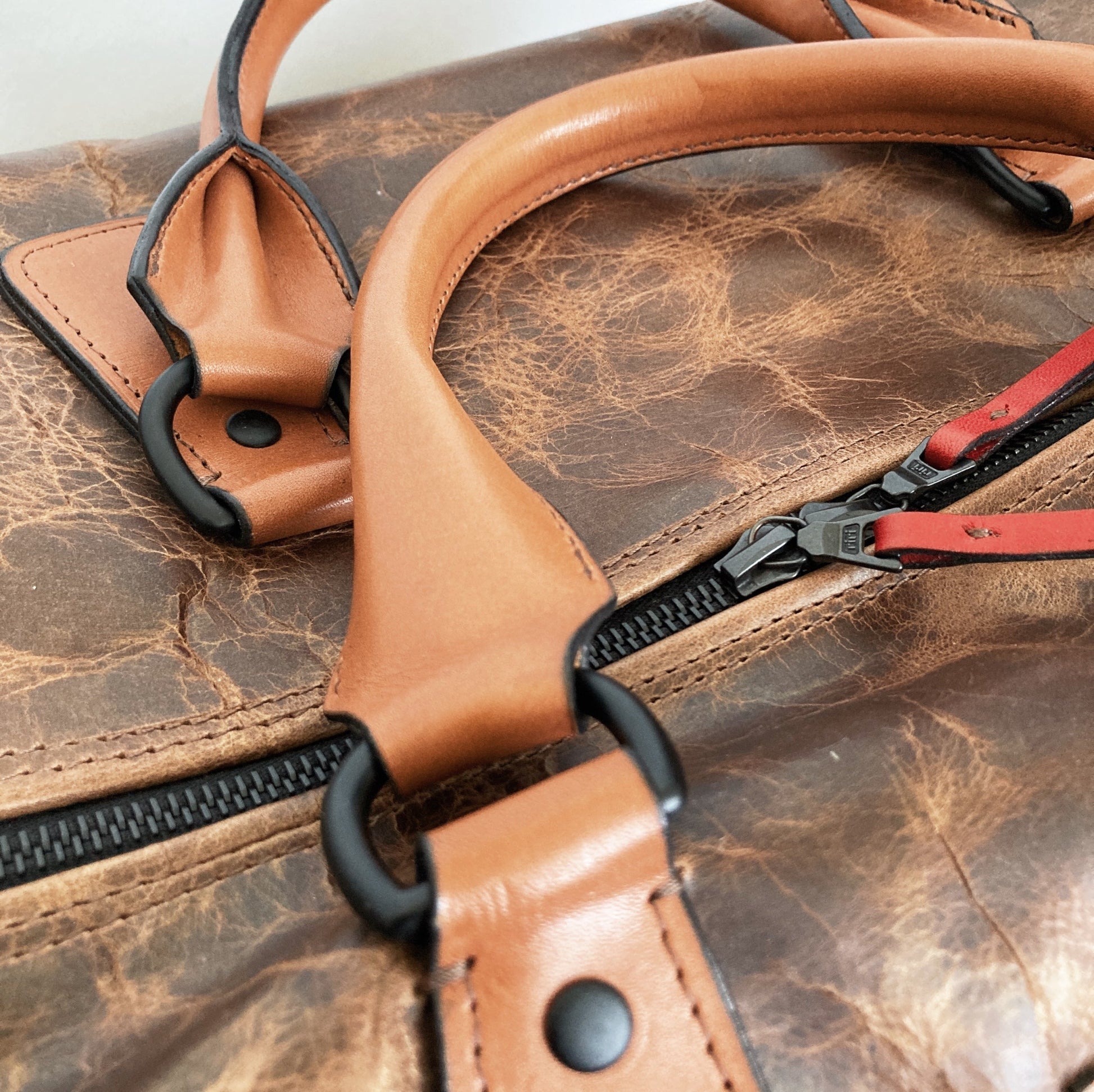 'Atelier 56' Murphy XL Weekender - CUSTOM Rustic Brown Gold ATELIER 56