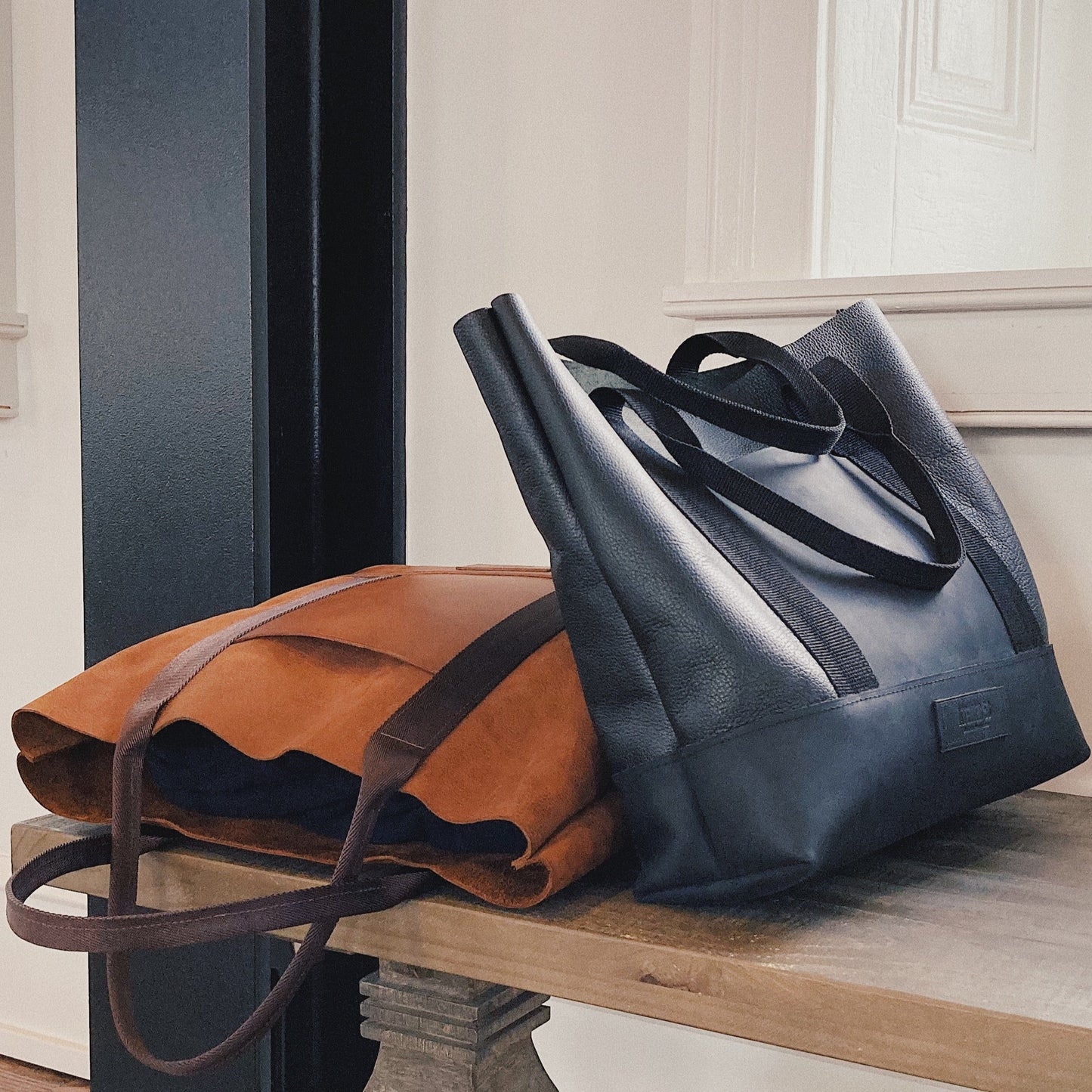 'Atelier 56' Tote Bag in Brown