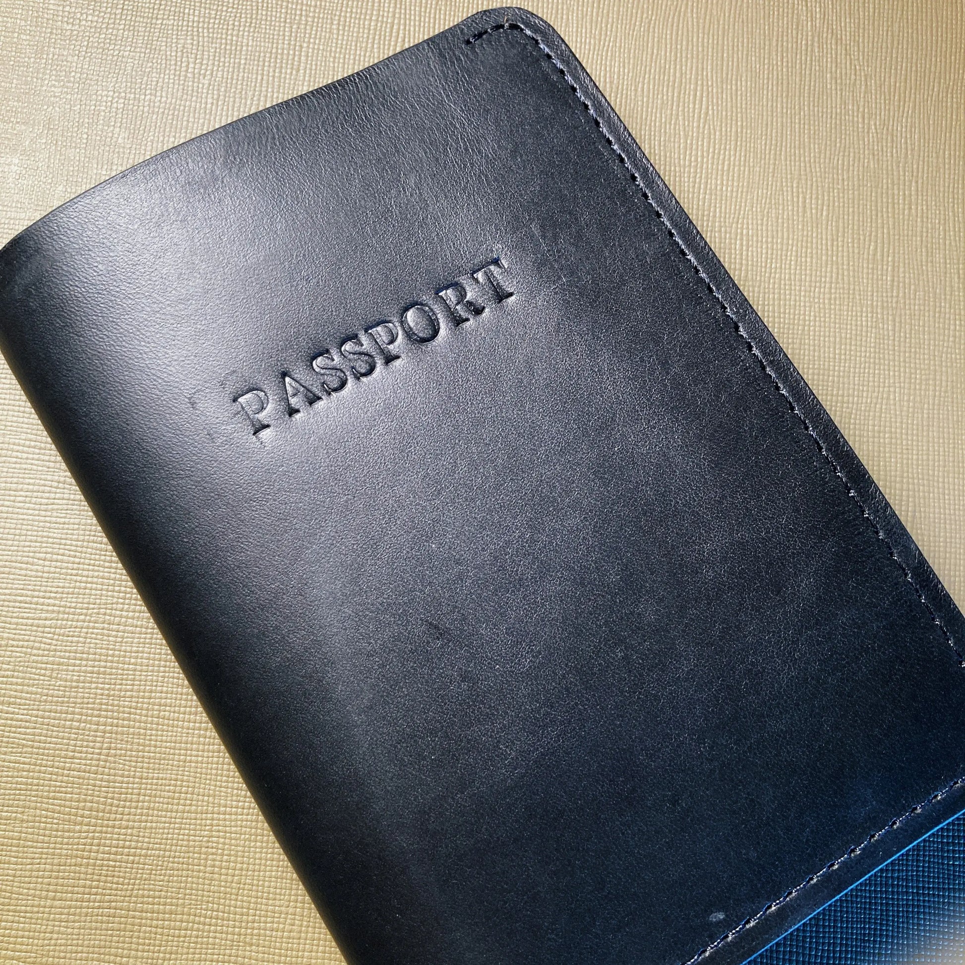'Atelier 56' Leather Passport Holder ATELIER 56