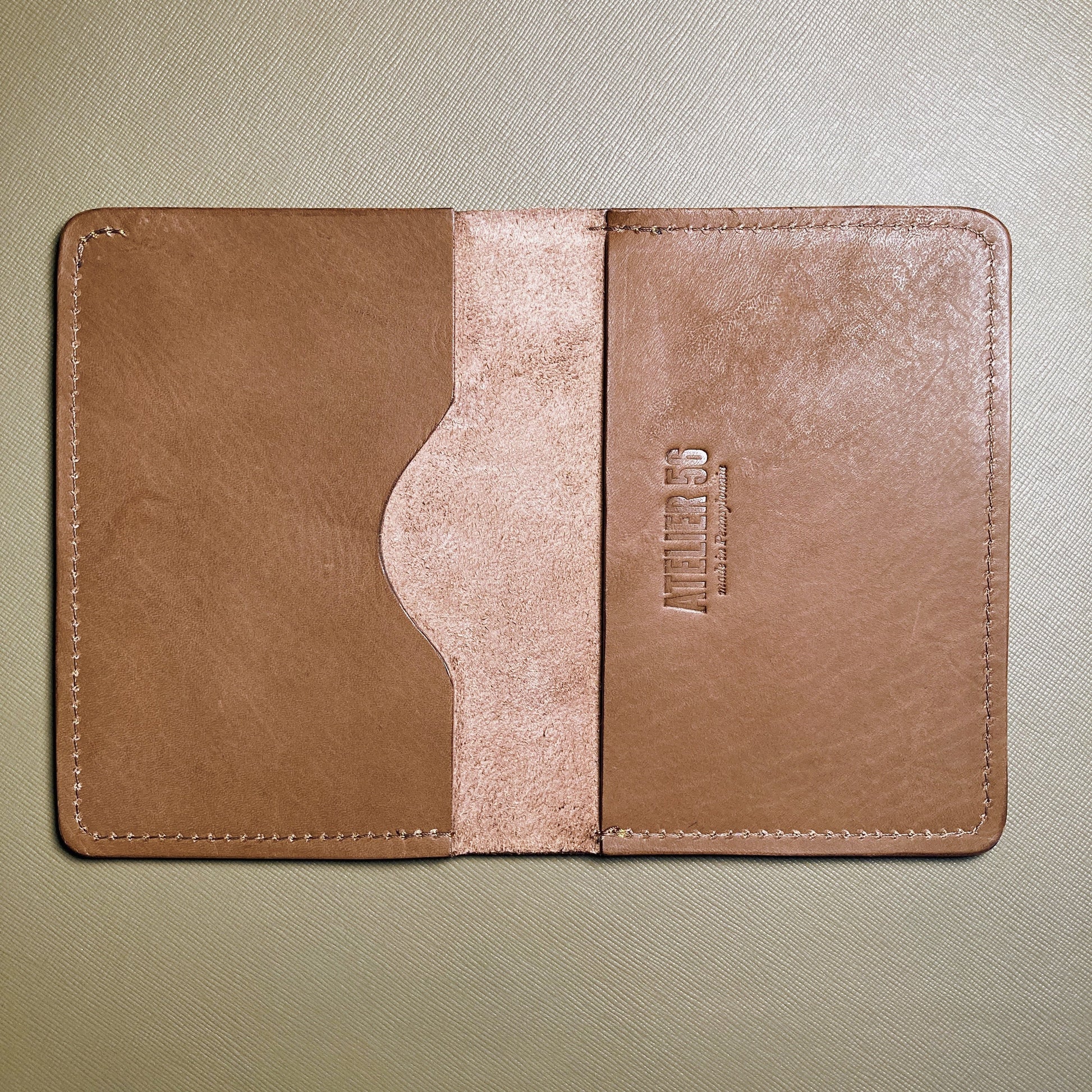 'Atelier 56' Leather Passport Holder ATELIER 56