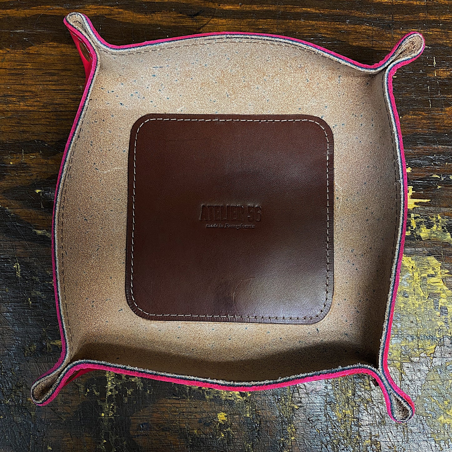 Leather Valet Tray