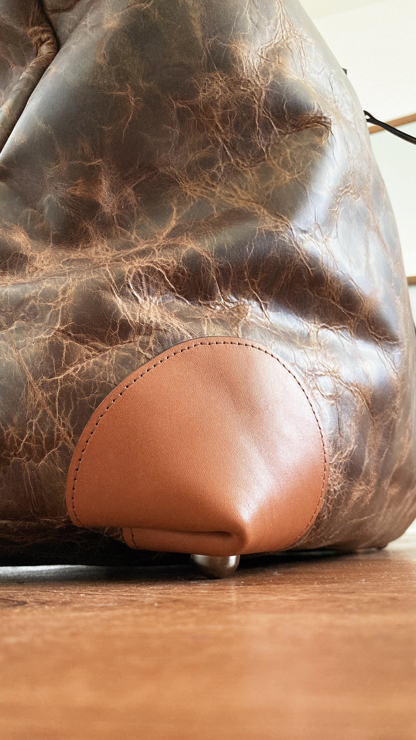 'Atelier 56' Murphy XL Weekender - CUSTOM Rustic Brown Gold