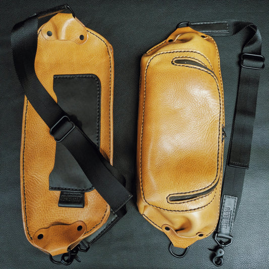 'Atelier 56' Crossbody Bag in Natural