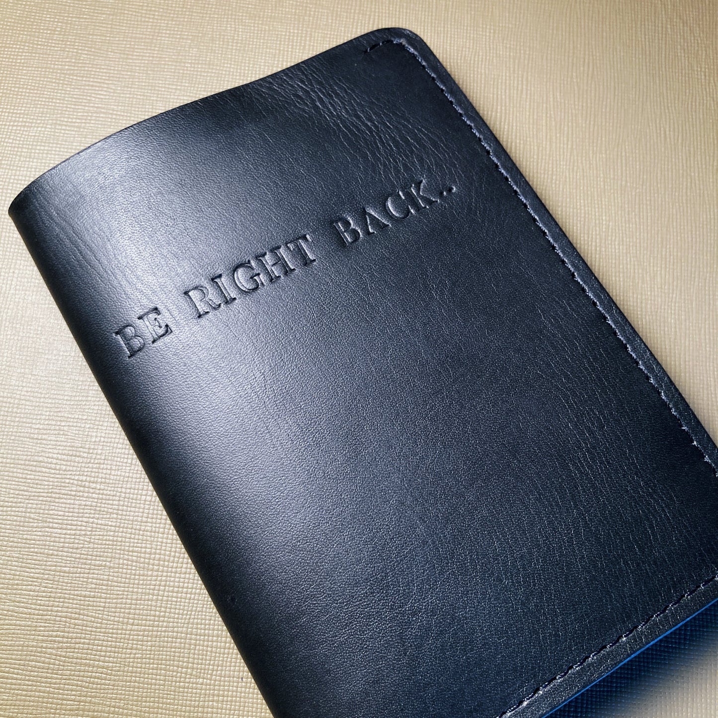 'Atelier 56' Leather Passport Holder