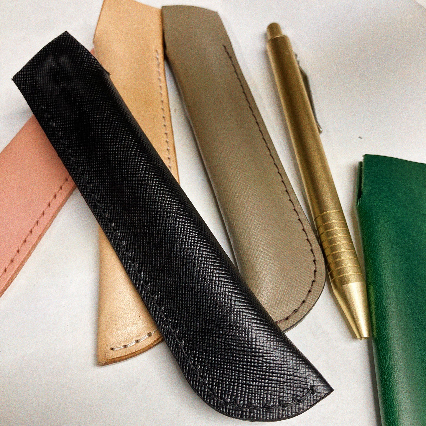 'Atelier 56' Leather Pen Sleeve